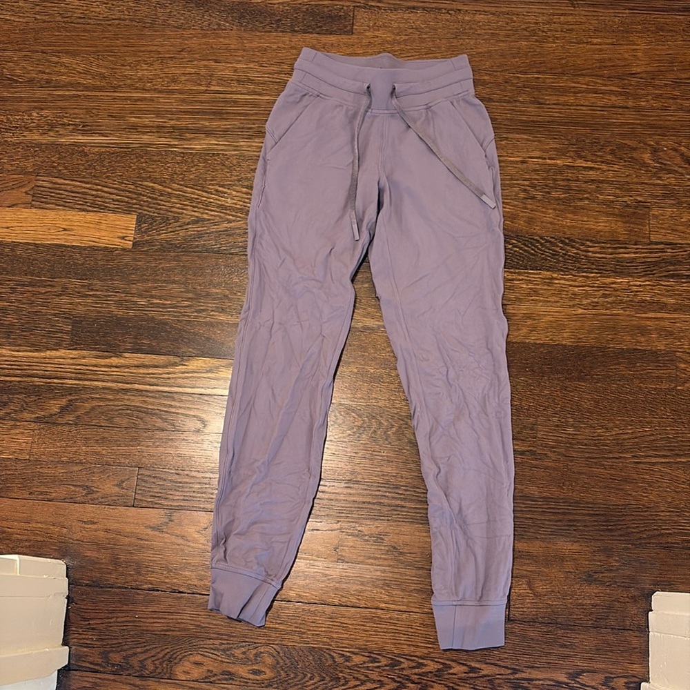 Purple Lululemon joggers